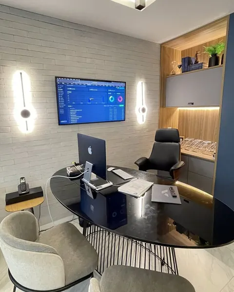 Sala de trabalho do escritório